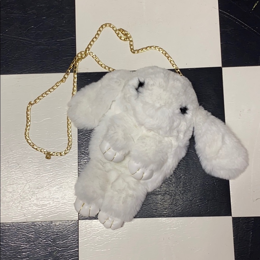 Fluffy Bunny Plush Purse / Backpack 🐰